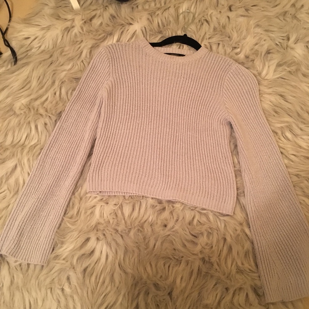 Bell sleeve sweater
